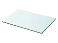 Paneles de estantería 2 piezas Vidrio transparente 20 x 25 cm