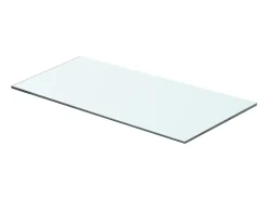 Paneles de estantería 2 uds Cristal transparente 60x25 cm