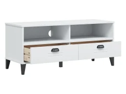 Paolo Emilio Mueble para TV VIKEN madera de ingeniería blanco