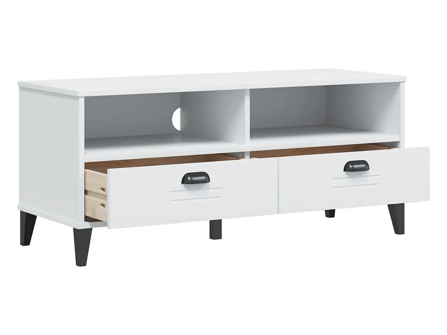 Paolo Emilio Mueble para TV VIKEN madera de ingeniería blanco