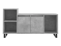 Pelkosenniemi Mueble para TV madera contrachapada gris hormigón 100x35x55 cm