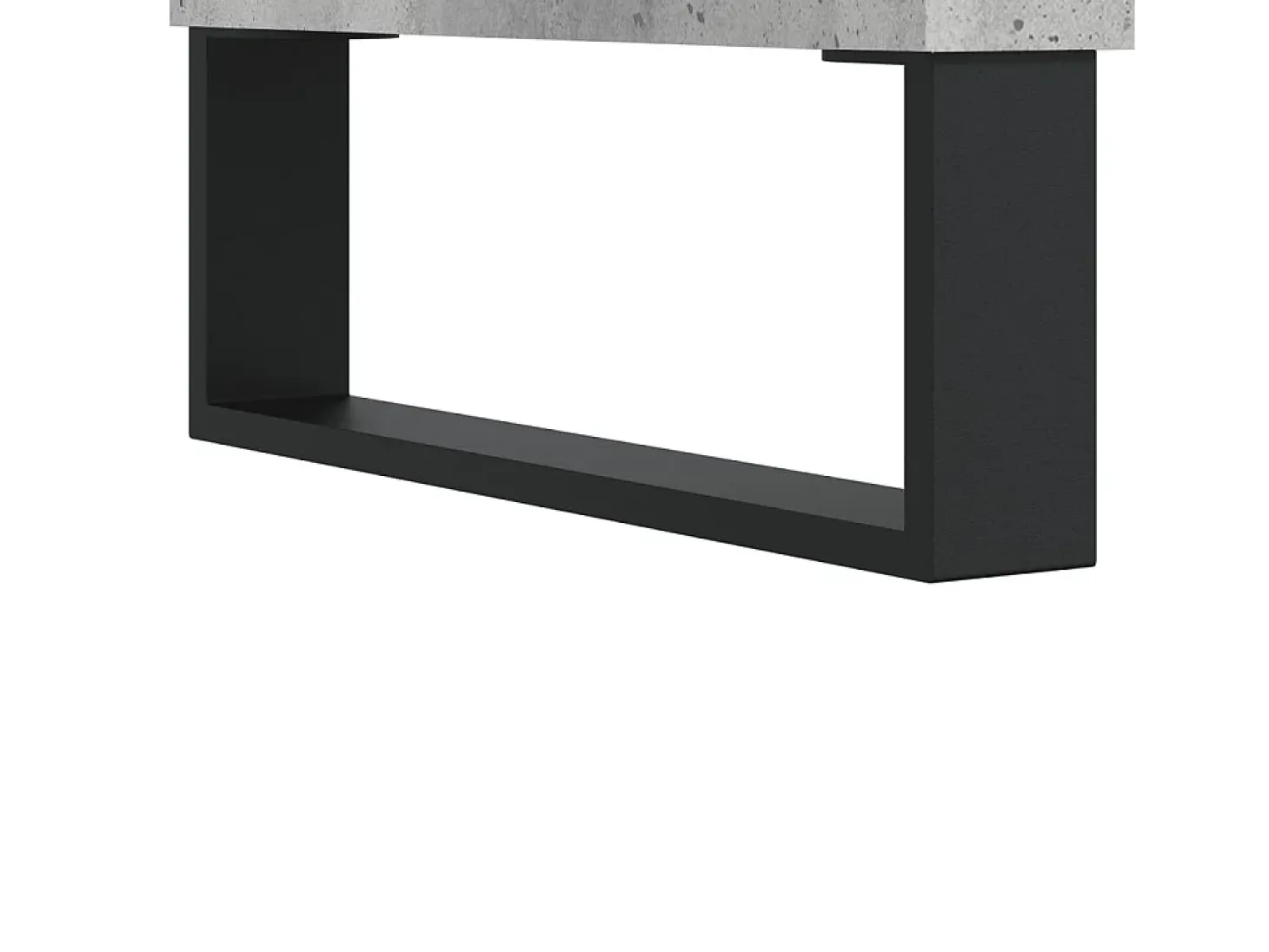 Pelkosenniemi Mueble para TV madera contrachapada gris hormigón 100x35x55 cm