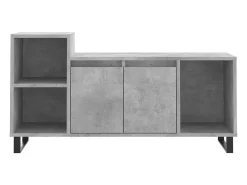 Pelkosenniemi Mueble para TV madera contrachapada gris hormigón 100x35x55 cm