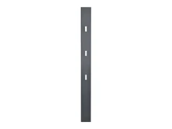 Perchero armario pared ganchos para ropa panel de pared 170 cm gris 03_0002144