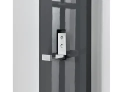 Perchero armario pared ganchos para ropa panel de pared 170 cm gris 03_0002144