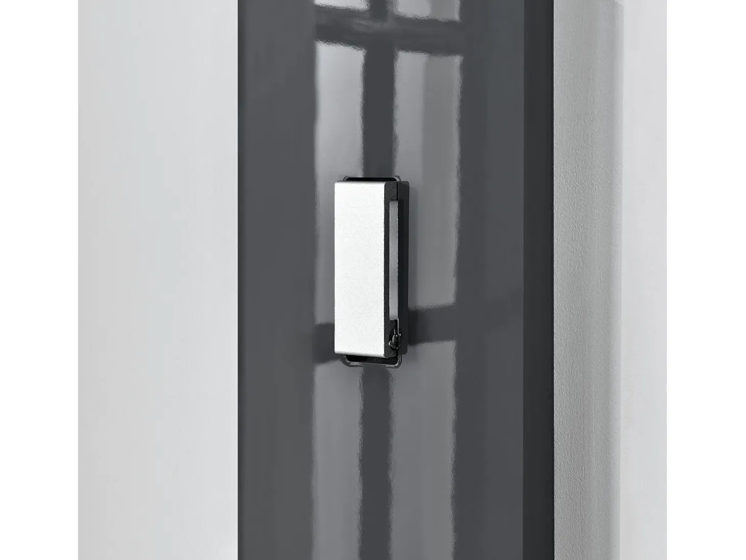 Perchero armario pared ganchos para ropa panel de pared 170 cm gris 03_0002144
