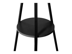 Perchero Auxiliar Negro Metal 9 Colgadores 180 cm
