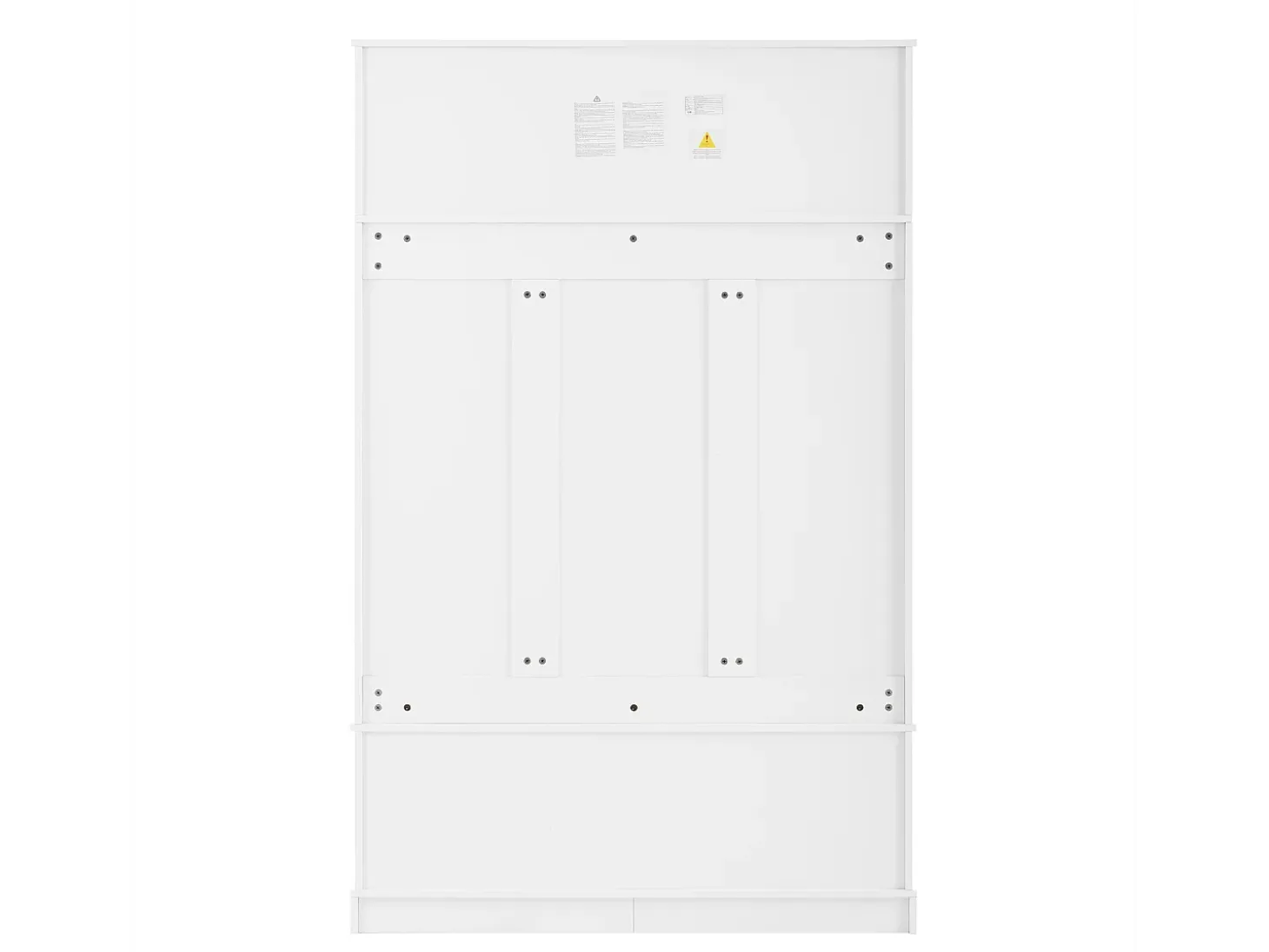 Perchero blanco con banco zapatero, 6 ganchos y espacio de almacenamiento - Mueble de entrada compacto