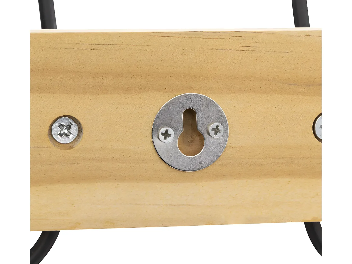 Perchero de madera con 6 ganchos