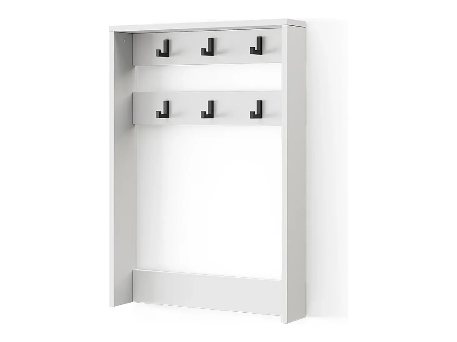 Perchero de pared blanco 60x12.1x85 eliza