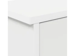 Perchero de pared Blanco 50 x 20 x 30 cm Madera de ingeniería