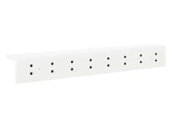 Perchero de pared Blanco 80 x 10,5 x 10,5 cm Madera de ingeniería