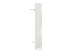 Perchero de pared blanco brillante diseño vestíbulo salón Onda Hang