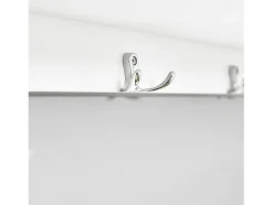 Perchero de pared con 3 Cestas y 4 Ganchos Estante de Pared para Pasillo Entrada 80 x 20 x 25 cm FHK19-WN SoBuy ES