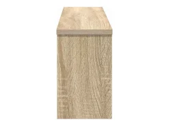 Perchero de pared con estante roble Sonoma 75 x 16 x 26 cm