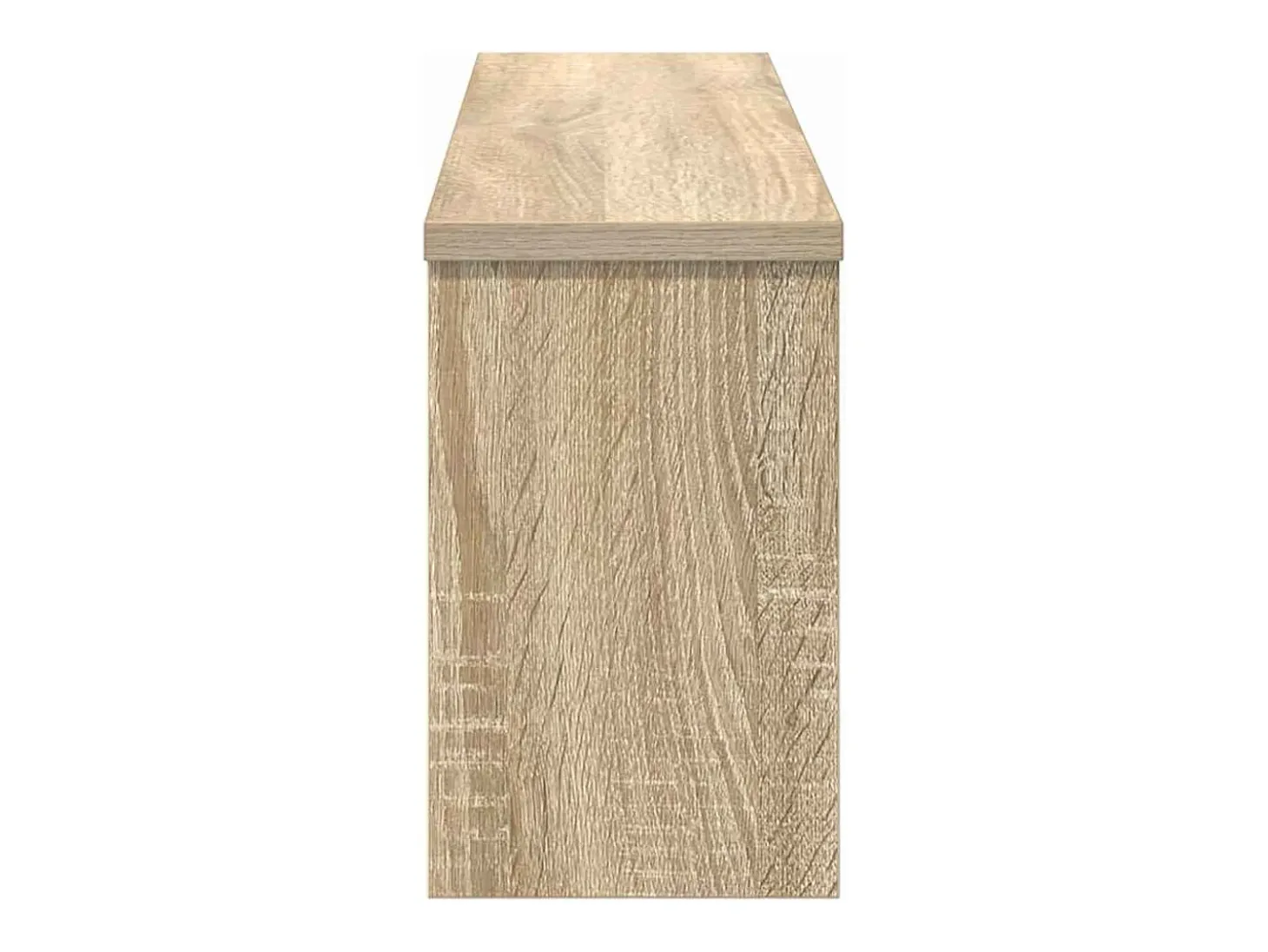 Perchero de pared con estante roble Sonoma 75 x 16 x 26 cm