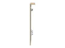Perchero de pared con estante roble Sonoma 84 x 10 x 80 cm