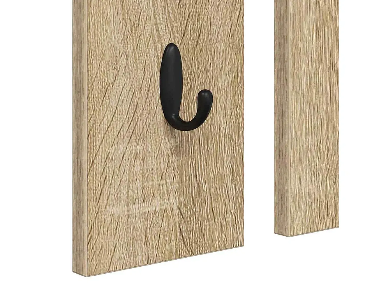 Perchero de pared con estante roble Sonoma 84 x 10 x 80 cm