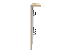 Perchero de pared con estante roble Sonoma 85 x 10 x 45 cm