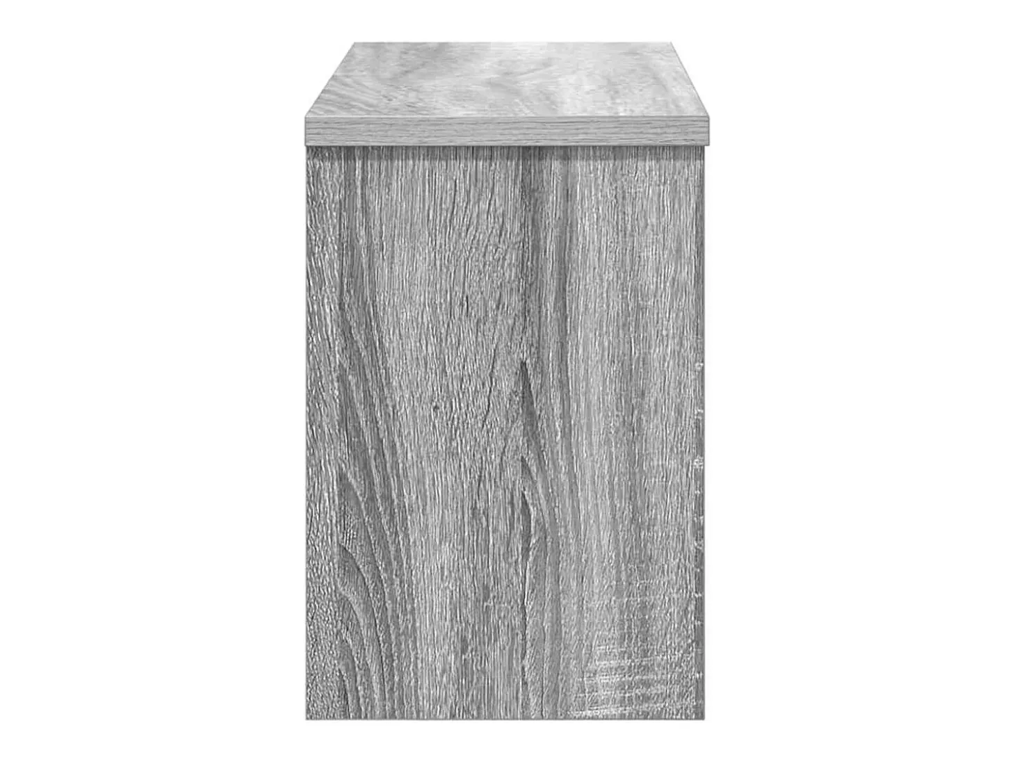 Perchero de pared con estante Sonoma, gris, 50 x 20 x 30 cm