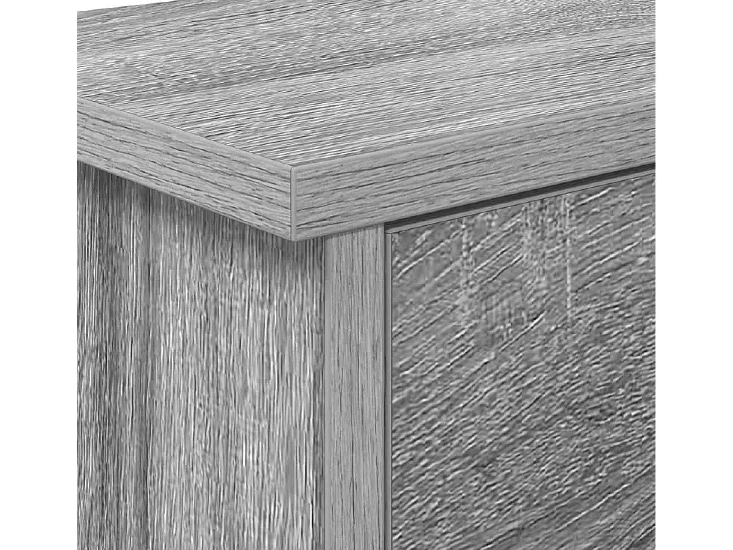 Perchero de pared con estante Sonoma, gris, 50 x 20 x 30 cm