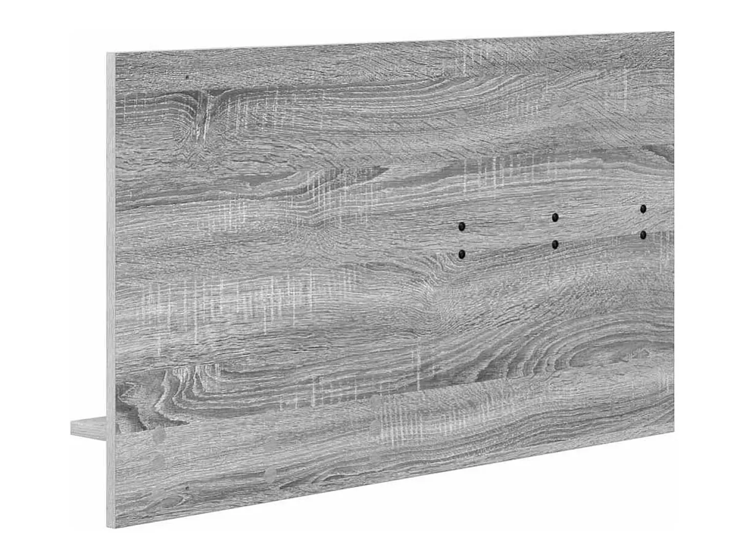 Perchero de pared con estante Sonoma, gris, 90 x 10 x 50 cm