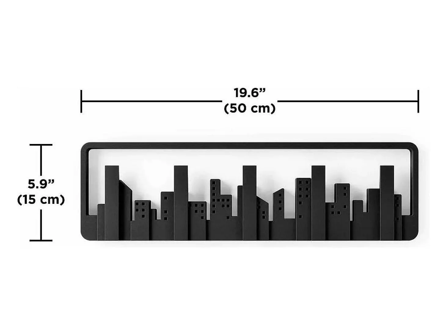 Perchero de pared de diseño Skyline