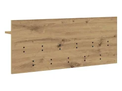 Perchero de pared de roble hecho a mano en madera de ingeniería