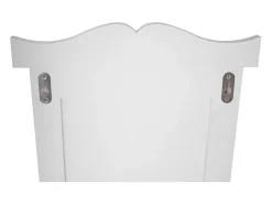 Perchero de pared H33 (juego de 2), lacado en blanco