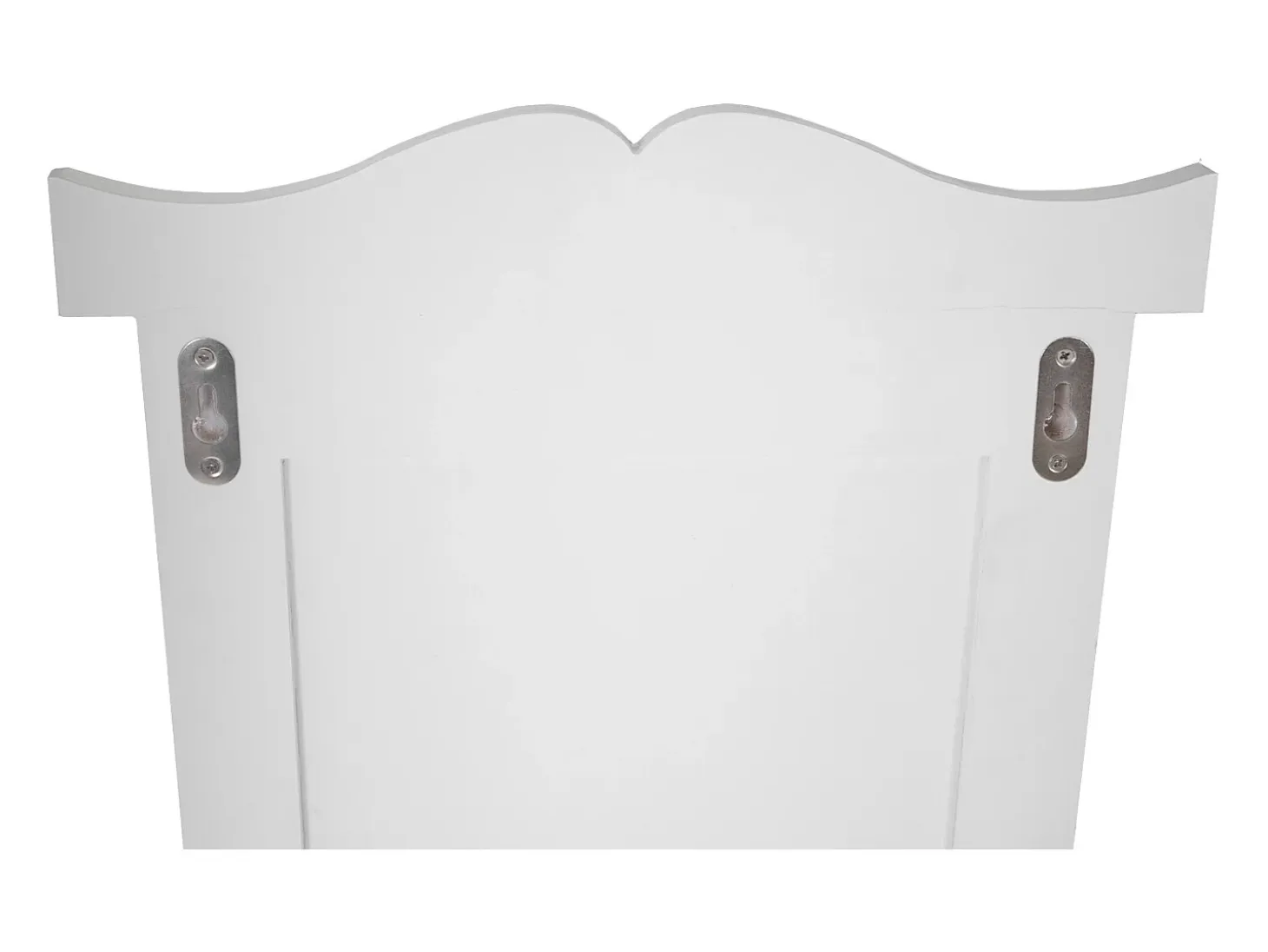 Perchero de pared H33 (juego de 2), lacado en blanco