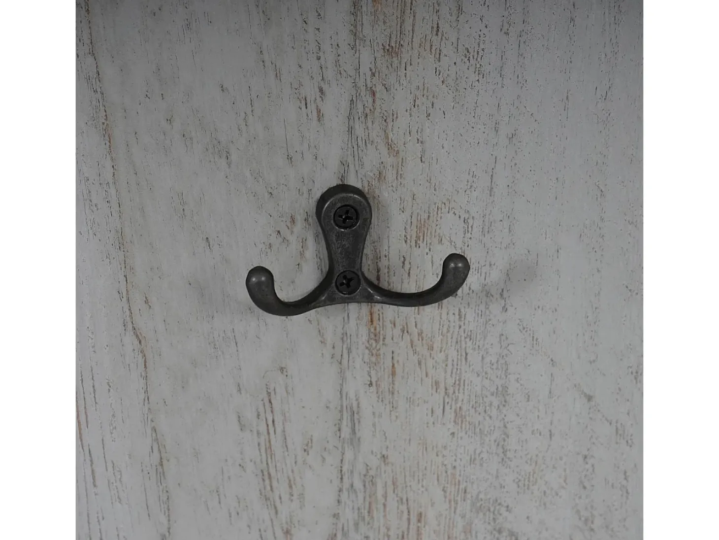 Perchero de pared H33 (juego de 2), gris desgastado