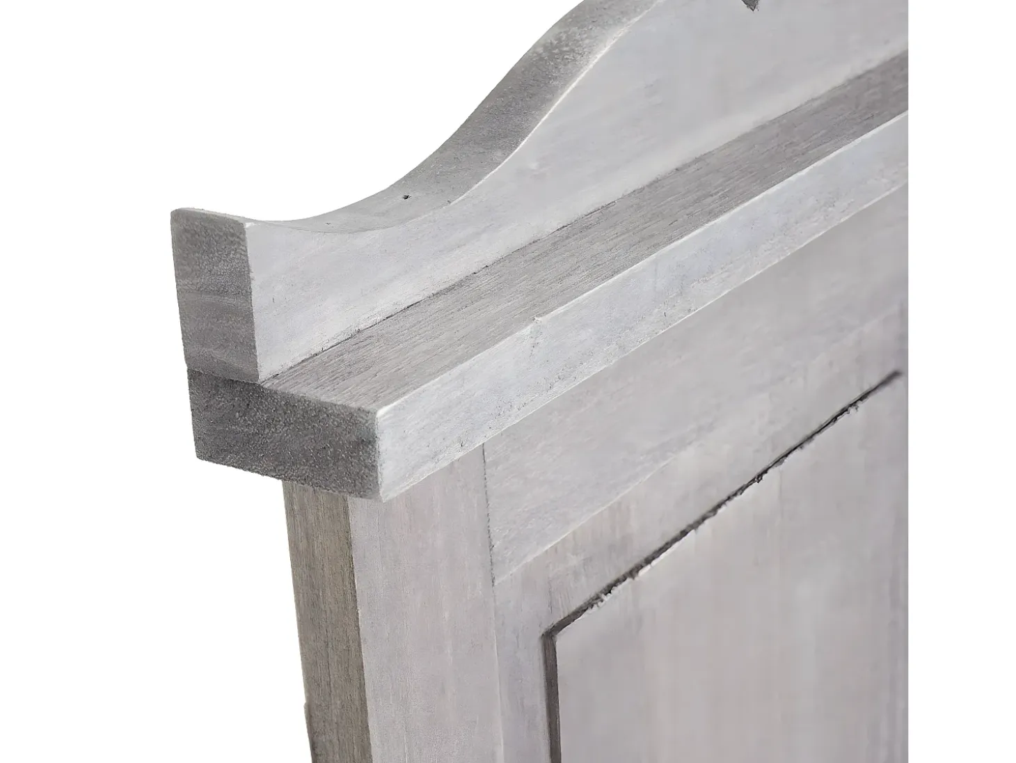 Perchero de pared H33 (juego de 2), gris-marrón shabby