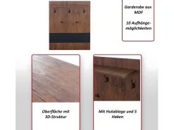 Perchero de pared MCW-A27