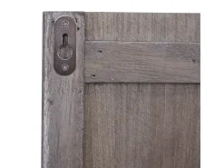 Perchero de pared MCW-C89 con tablón de anuncios, marrón, desgastado