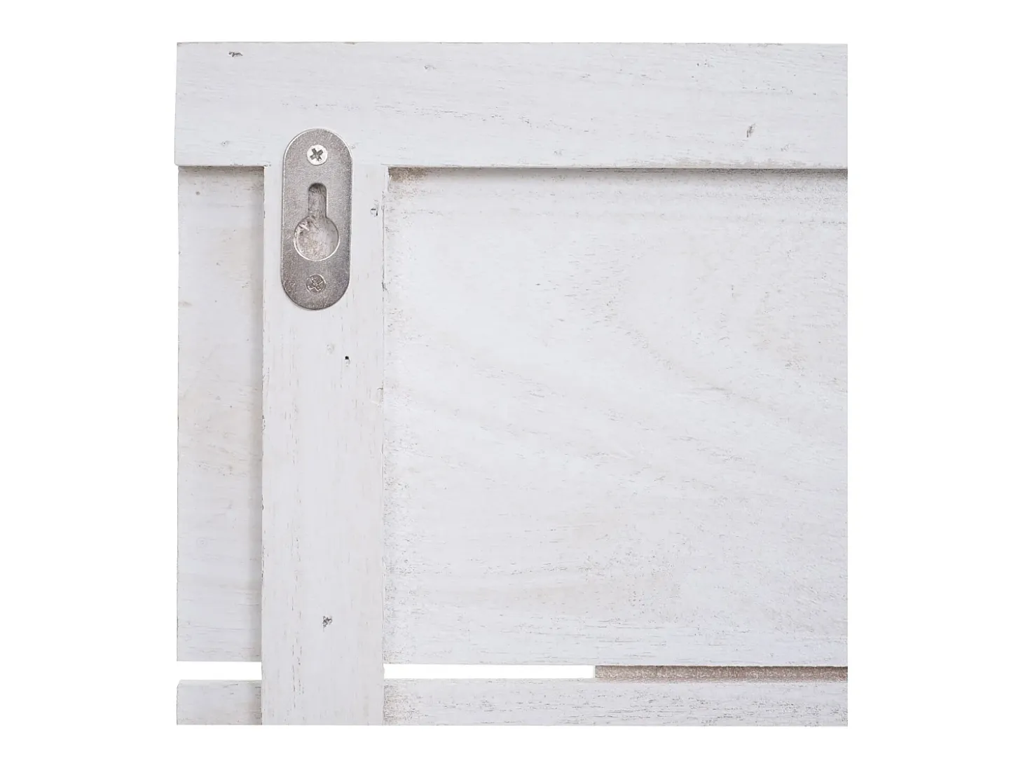 Perchero de pared MCW-C89 Family, estilo shabby chic, blanco, desgastado