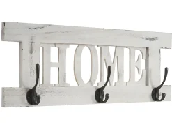 Perchero de pared MCW-C60 Home Shabby look, blanco, shabby