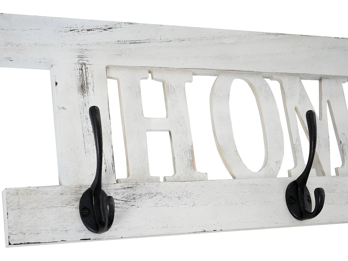Perchero de pared MCW-C60 Home Shabby look, blanco, shabby