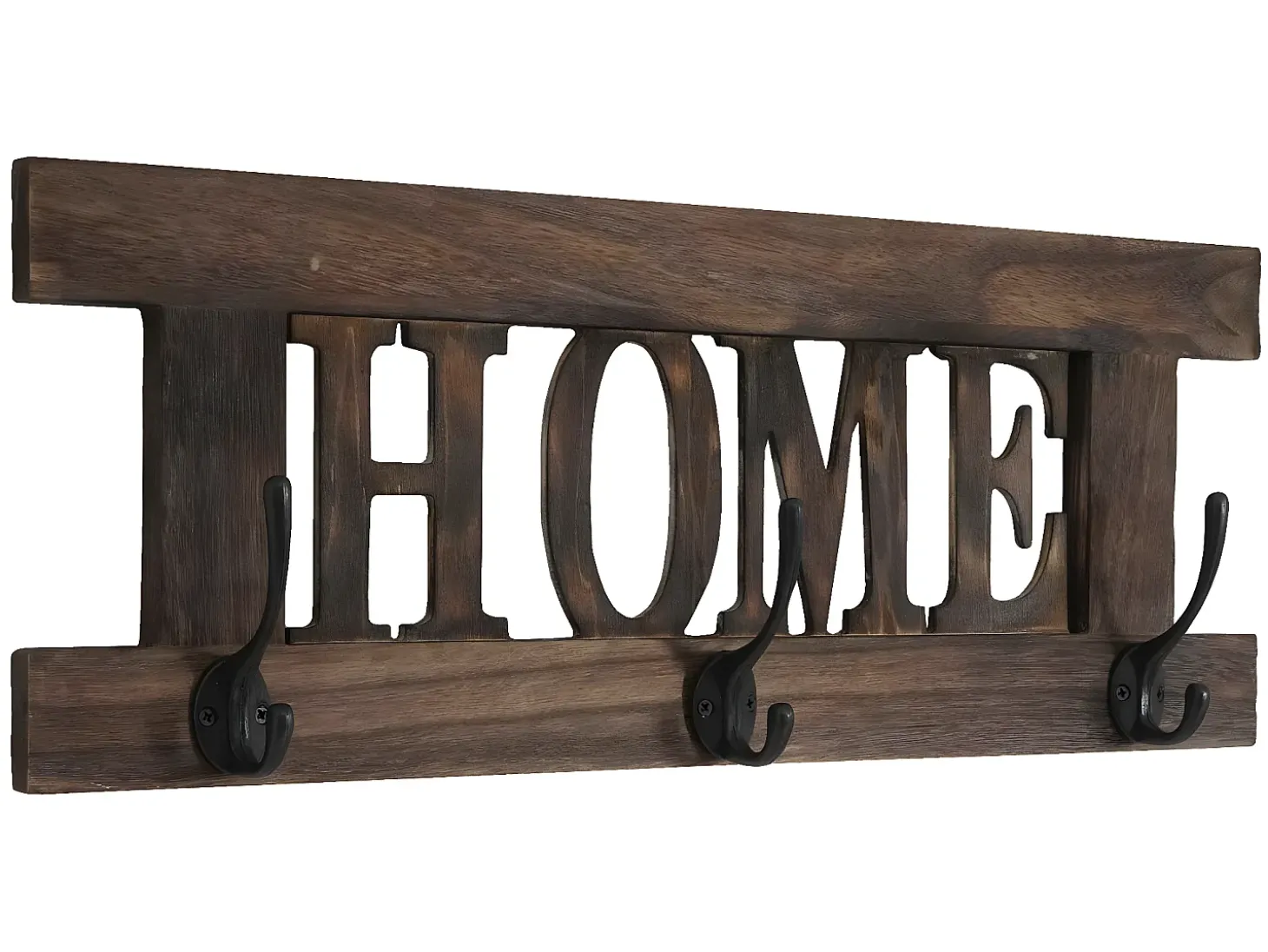 Perchero de pared MCW-C60 Home Shabby look, marrón, shabby