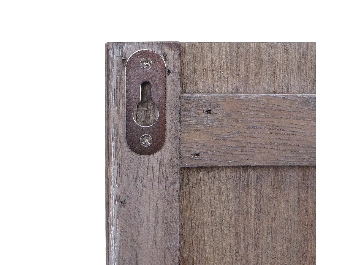 Perchero de pared MCW-C89 Welcome Shabby, marrón, desgastado