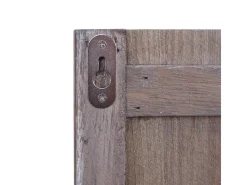 Perchero de pared MCW-D13, gris oscuro shabby