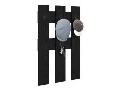 Perchero de pared Perchero de pared Roble negro 65 x 3 x 100 cm