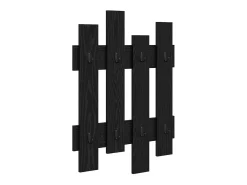 Perchero de pared Roble negro 60 x 3 x 82 cm Madera de ingeniería