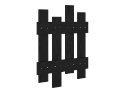 Perchero de pared Roble negro 60 x 3 x 82 cm Madera de ingeniería
