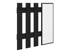 Perchero de pared Roble Negro 100 x 10 x 100 cm