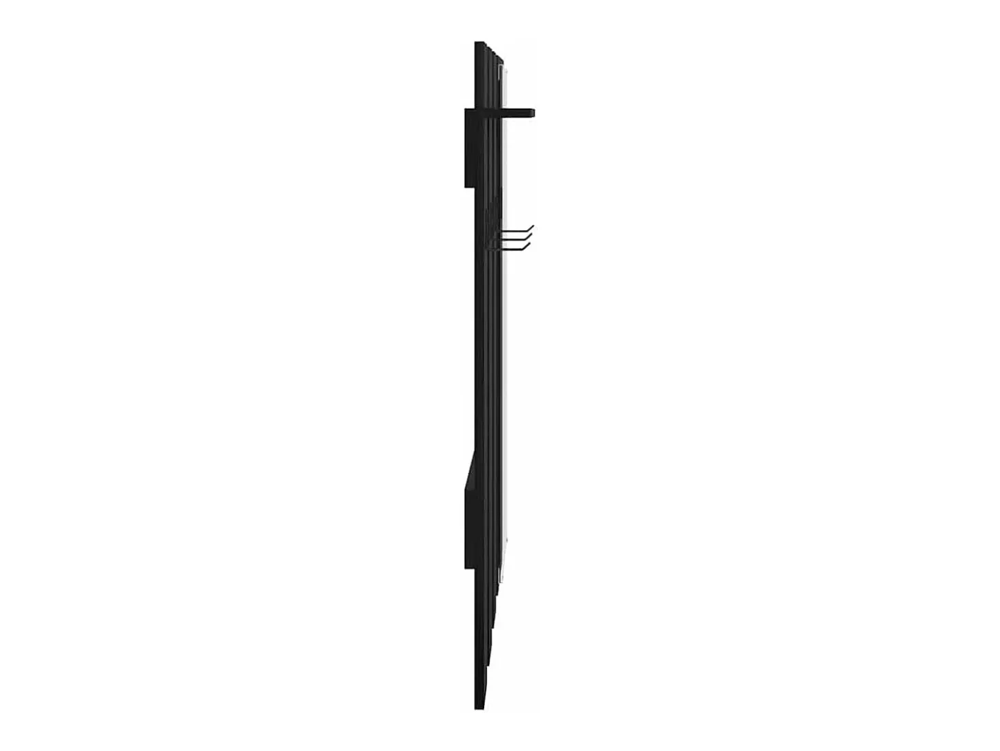Perchero de pared Roble Negro 100 x 10 x 100 cm