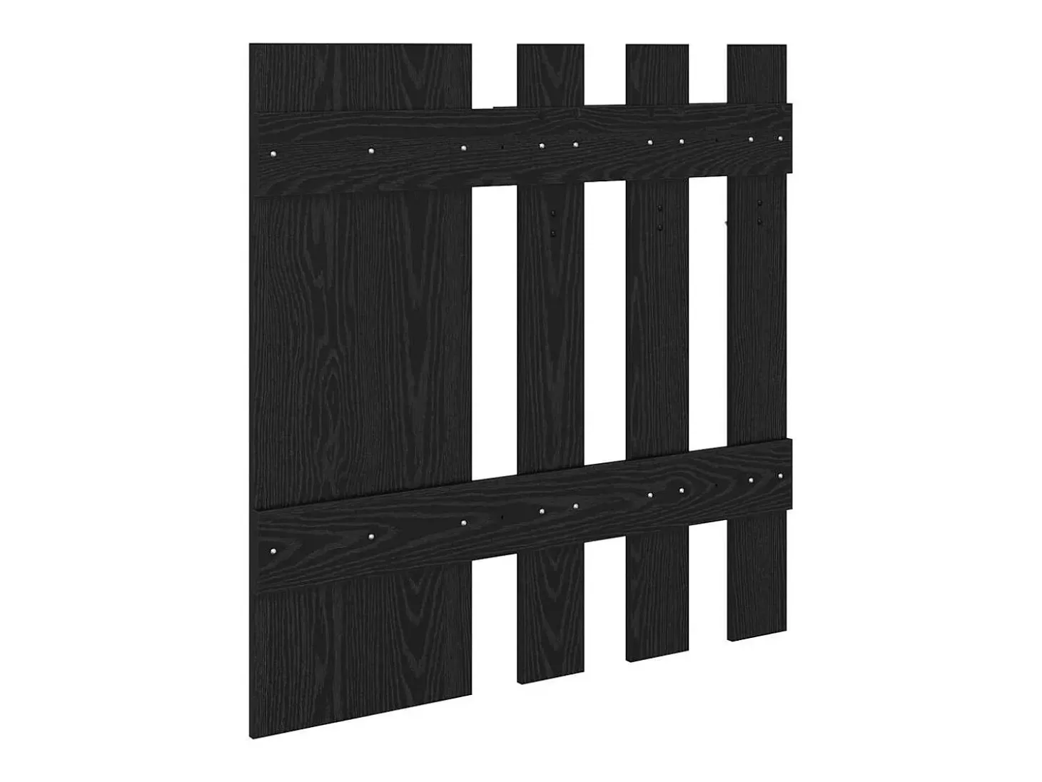 Perchero de pared Roble Negro 100 x 10 x 100 cm