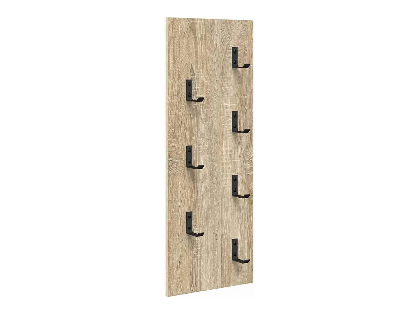 Perchero de pared Roble Sonoma 30 x 1,5 x 80 cm