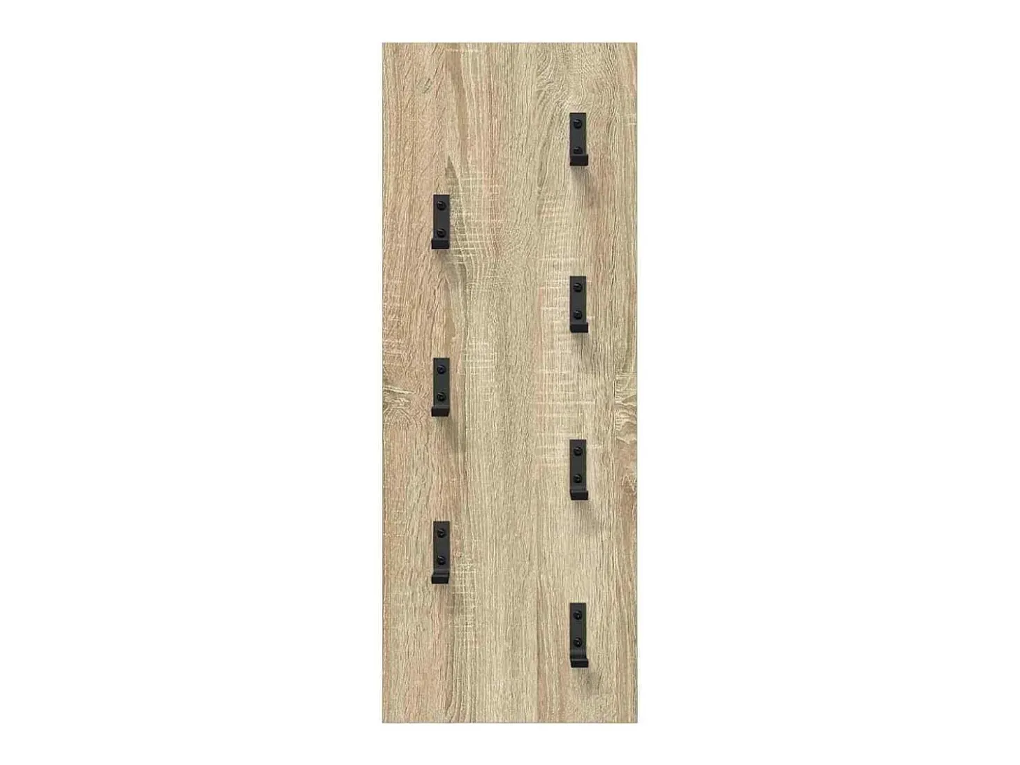 Perchero de pared Roble Sonoma 30 x 1,5 x 80 cm