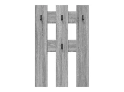 Perchero de pared Sonoma gris 65 x 3 x 100 cm
