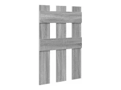 Perchero de pared Sonoma gris 65 x 3 x 100 cm